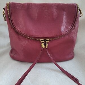 HOBO Fern Satchel Bag in Sangria